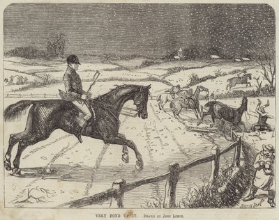 Very Fond of It by John Leech